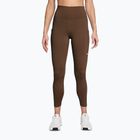Női edzőleggingsek Nike One High-Waisted 7/8 cacao wow/white