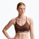 Női melltartó edzésre Nike Dri-Fit Indy Light Support cacao wow