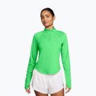 Női hosszú ujjú póló futáshoz Nike Tempo Swoosh Run Dri-Fit 1/4-Zip illusion green/white