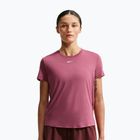Női edző póló Nike One Classic pink smoke/white