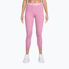 Női leggingsek Nike Pro pink rise/white