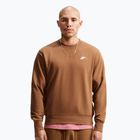 Férfi pulóver Nike Club ale brown/white