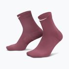 Zokni Nike Run Midweight Micro Crew pink smoke/pink rise/white