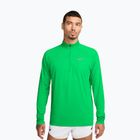 Férfi futópulóver Nike Stride 1/4 Zip Dri-Fit green spark