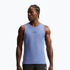 Férfi edző póló Nike Pro indigo storm/black