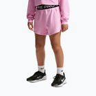 Gyerek rövidnadrág Nike Pro Fleece pink rise/pink rise/black/white