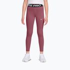 Gyerek leggingsek Nike Pro pink smoke/white