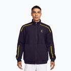 Férfi tenisz pulóver Nike Court Heritage purple dynasty/lemon venom
