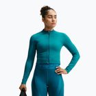 Női edzőpulóver Nike Pro Seamless Full Zip Top bright spruce
