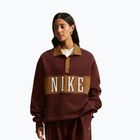Női pulóver Nike Studio Fleece Medium Weight mystic dates/light british tan/sail