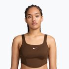 Női melltartó edzésre Nike One cacao wow