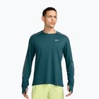 Férfi futó hosszú ujjú póló Nike Miler bright spruce