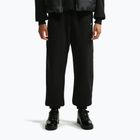 Női nadrág Nike Studio Fleece Medium Weight total black/sail