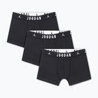 Férfi Nike Jordan Flight Cotton Trunk boxeralsó 3 db fekete