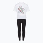 Gyerek szett New Balance Floral Shoe Graphic Tee and Legging nb bright white