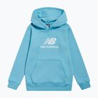 Gyerek pulóver New Balance BB Stacked Logo Hoodie taffy blue