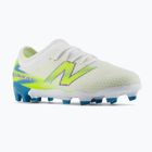 Gyermek focicipők New Balance Furon Team V9 FG white/alkaline green