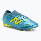 Gyermek focicipők New Balance Tekela Team V5 FG metallic blue/alkaline green