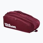 Tenisz táska Wilson Defyer Racket Bag 9Pk V1 red