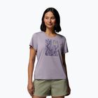 Női póló Columbia Parsons Point Scoop Tee lavender pearl heather/canopy view