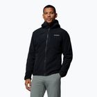 Férfi polár pulóver Columbia Pacific Arch 200 Hooded FZ Fleece Black