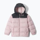 Gyerek bélelt kabát Columbia Puffect Hooded Mineral Pink/Black