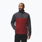 Férfi polár pulóver Columbia Steens Mountain Full Zip 2.0 Shark/Red Oxide
