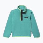 Gyerek polár pulóver Columbia Halvetia II Half Snap Fleece teal/black