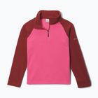Gyerek polár pulóver Columbia Glacial Fleece Half Zip nico/red oxide