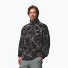 Férfi polár pulóver Columbia Timber Crest MTR Fleece Printed HZ black/icypeaks