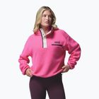 Női polár pulóver Columbia Helvetia II Cropped Half Snap Fleece nico/dark stone