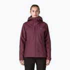 Női esőkabát Patagonia Insulated Boulder Fork Rain berry fig