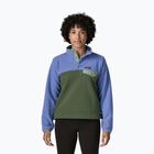 Női polár pulóver Patagonia Lightweight Synchilla Snap-T Pullover canopy green