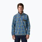 Férfi polár pulóver Patagonia Lightweight Synchilla Snap-T Pullover deep freeze: forge grey