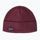 Téli sapka Patagonia R1 Air Beanie berry fig