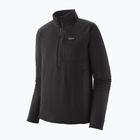 Férfi trekking pulóver Patagonia R1 Pullover black w/black