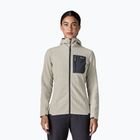 Női polár pulóver Patagonia R1 Air Full-Zip Hoody birch white