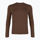 Férfi hosszú ujjú póló Patagonia Cap Cool Daily Boardshort Logo LS berm brown - light berm brown x-dye