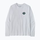 Férfi hosszú ujjú póló Patagonia Great Waves Responsibili-Tee LS fiber white