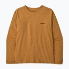 Női hosszú ujjú póló Patagonia P-6 Logo Responsibili-Tee LS dried mango