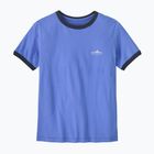Női póló Patagonia Fitz Roy Foothills Ringer Tee diver blue