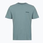Férfi póló Patagonia P-6 Logo blue sage