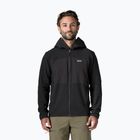 Férfi trekking pulóver Patagonia R2 TechFace Hoody black