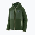 Férfi trekking pulóver Patagonia R2 TechFace Hoody treeline green
