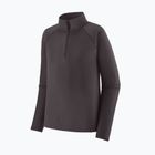 Férfi Termoaktiv pulóver Patagonia Capilene Midweight Zip Neck ink black