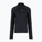 Női futópulóver HOKA Skyform Half Zip black heather
