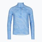Férfi futópulóver HOKA Skyform Half Zip CLF PRT mineral blue