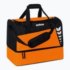 Sporttáska ERIMA Six Wings Sports Bag With Bottom Compartment 35 l orange/black