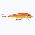 Wobbler Rapala Countdown gold fluorescent red