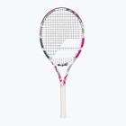Teniszütő Babolat Evo Aero Lite Pink fehér/rózsaszín teniszütő